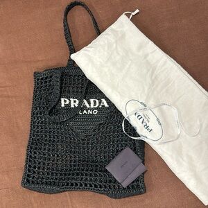 Prada tote bag, worn twice
